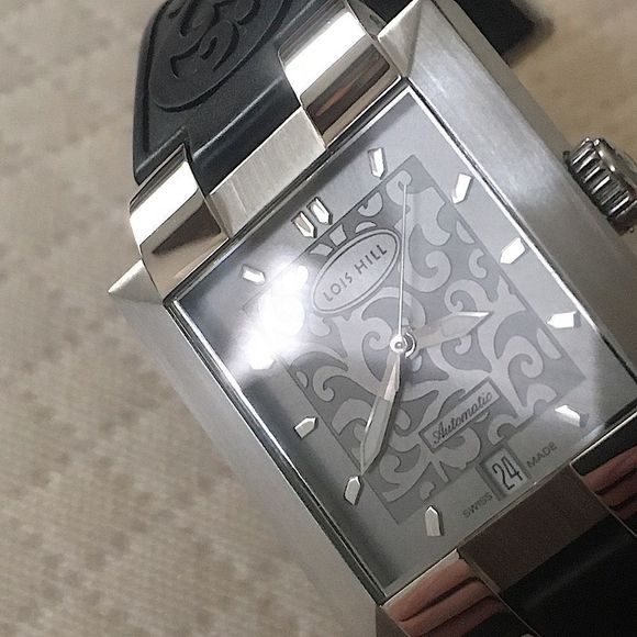 M LOIS HILL Swiss Made Grey Face Automatic Unisex Watch - Picture 8 of 17